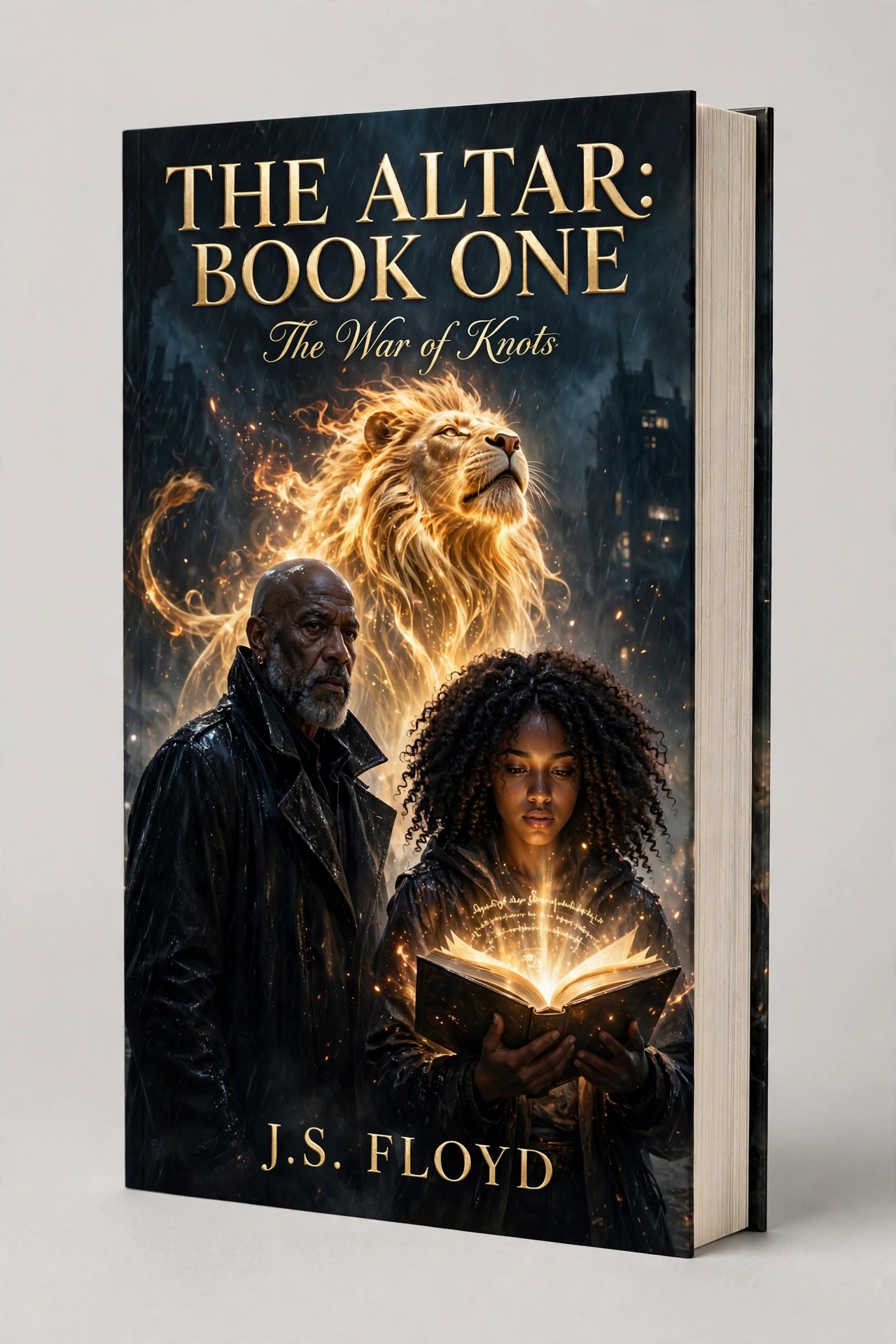 3D paperback mockup of The Altar Book One: The War of Knots by Floyd J. Sanders
